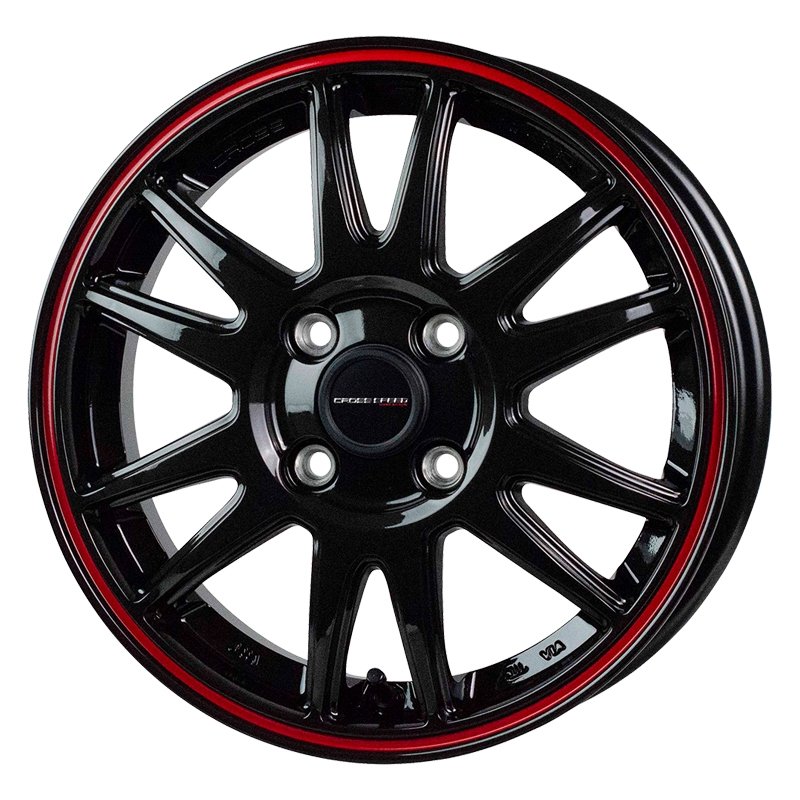 クロススピード CR6 1660+45 4H100 ｸﾞﾛｽｶﾞﾝﾒﾀ/ﾚｯﾄﾞﾗｲﾝ