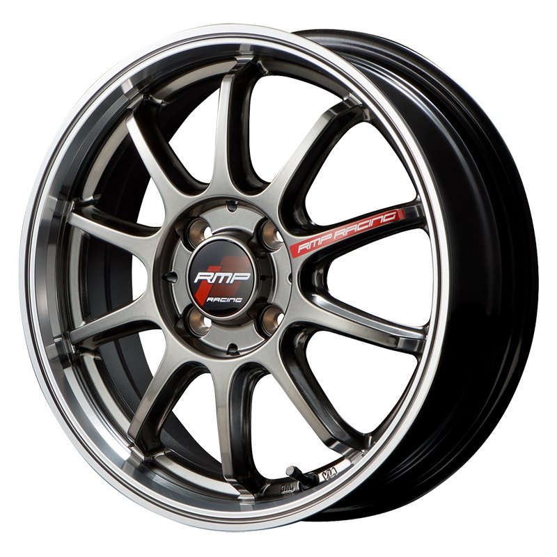 RMP レーシング R10 1660+50 4H100 ﾚｰｼﾝｸﾞﾁﾀﾝｼﾙﾊﾞｰ/ﾘﾑﾎﾟﾘｯｼｭ