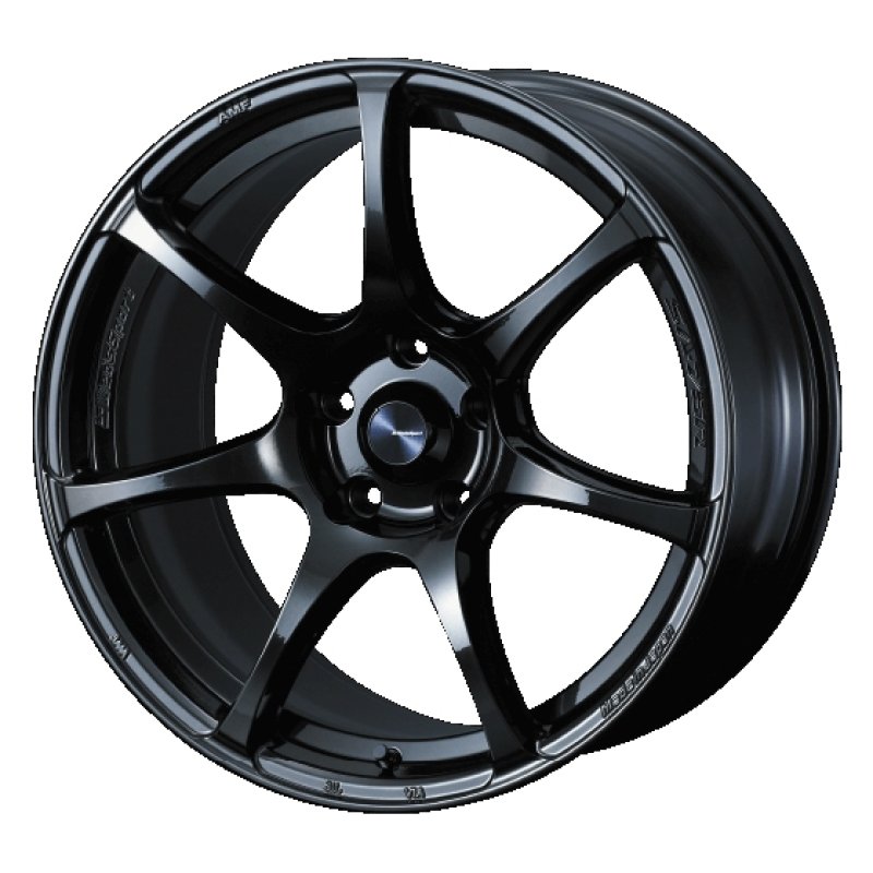 ウェッズスポーツ SA75R 1560+48 4H100 ﾊｲﾊﾟｰﾌﾞﾗｯｸｸﾘｱ2   