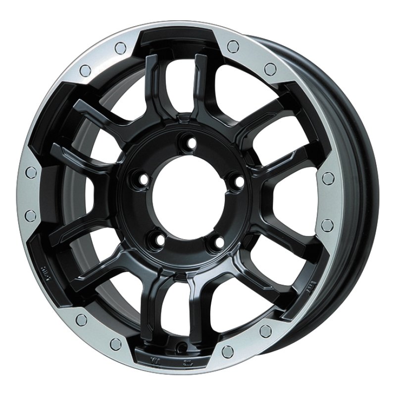 B-LUGNAS FRD 1770+35 5H110 ﾏｯﾄﾌﾞﾗｯｸ/ﾌﾞﾗｯｸｸﾘｱ 