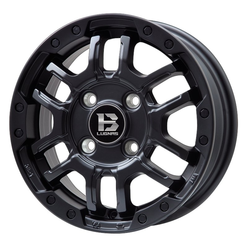 B-LUGNAS FRD 1770+35 5H110 ﾏｯﾄﾌﾞﾗｯｸ 