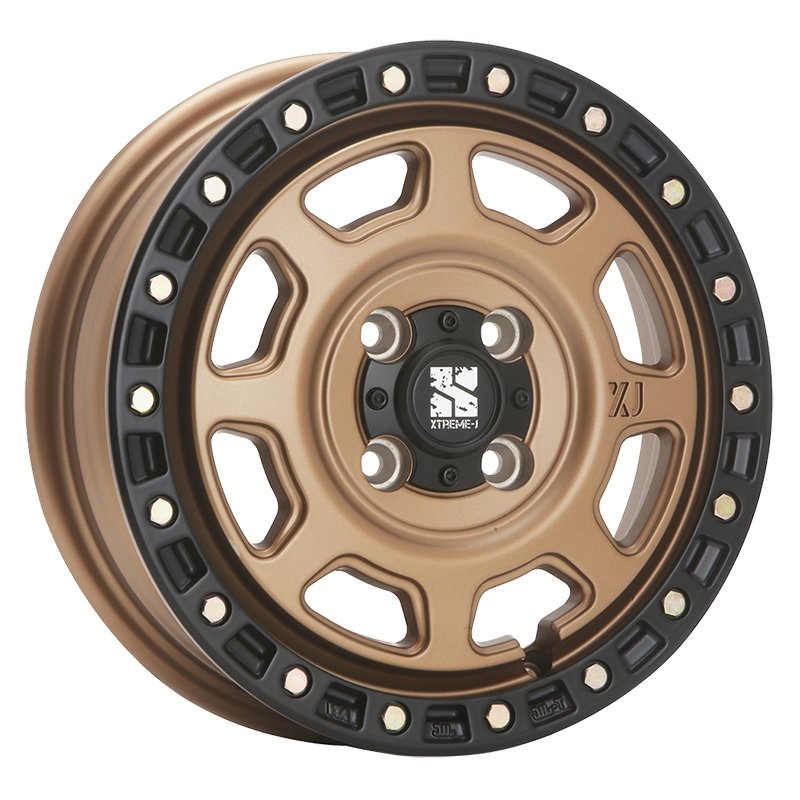 エクストリーム XJ07 1450+30 4H100 ﾏｯﾄﾌﾞﾛﾝｽﾞﾌﾞﾗｯｸﾘﾑ
