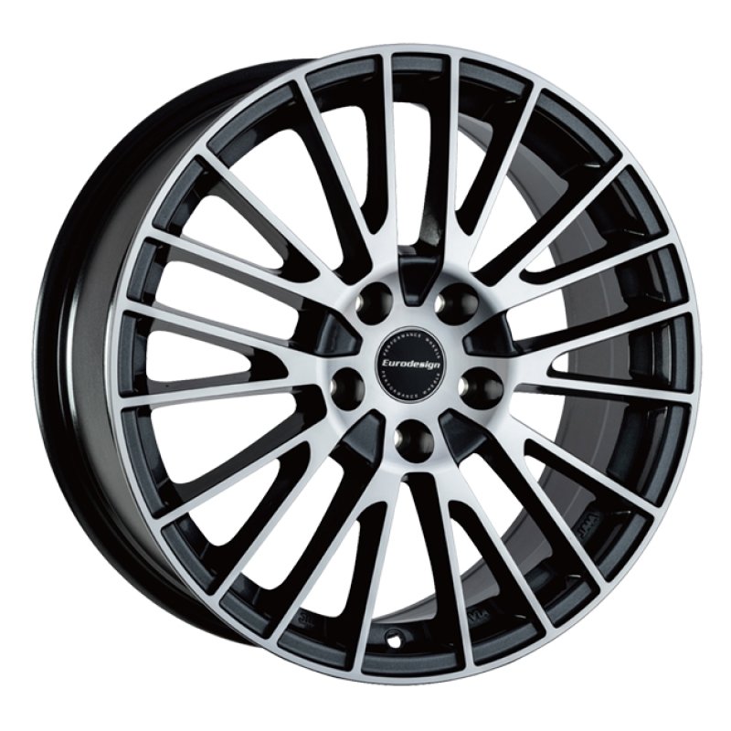 ユーロデザイン カルヴァー 1665+54 5H112 ｶﾞﾝﾒﾀﾘｯｸ+ﾎﾟﾘｯｼｭ  