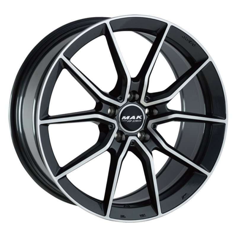 MAK アルジェントFF  1875+49 5H112 ガンメタリックミラー 