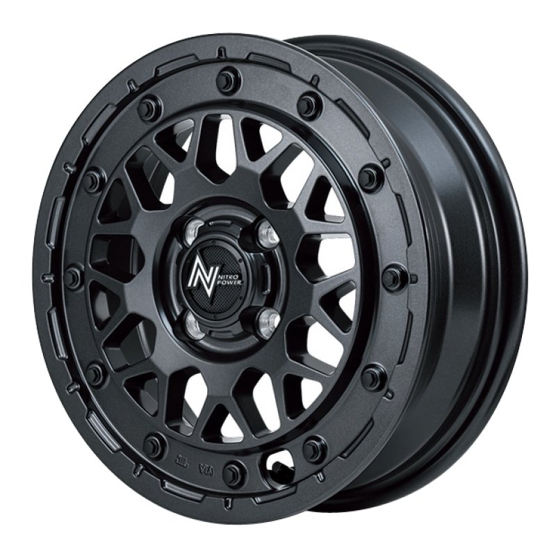 MID ナイトロパワー M29 スティンガー 1445+45 4H100 ﾊﾞﾚﾙﾌﾞﾗｯｸ