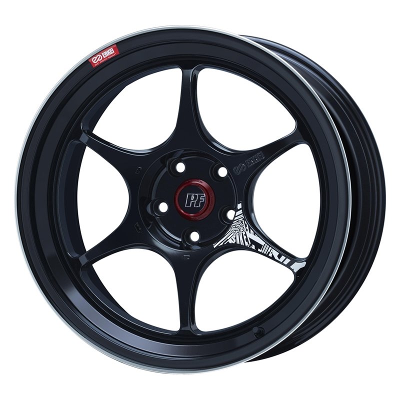 エンケイ PF06 1885+45 5H100 ﾏｼﾆﾝｸﾞﾌﾞﾗｯｸ