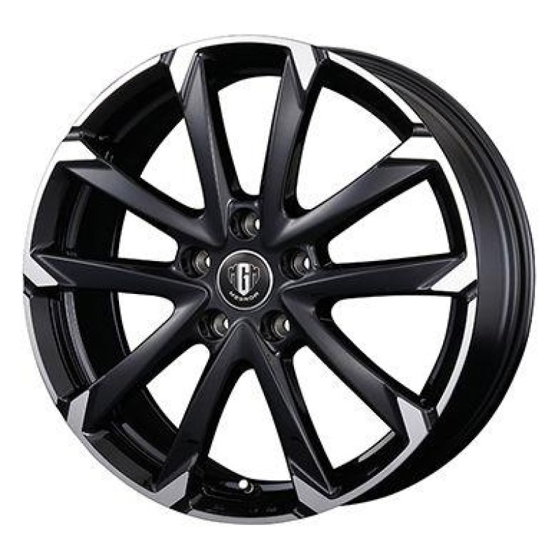 エムジーグロウ C52S 1560+53 5H114 ﾌﾞﾗｯｸﾒﾀﾘｯｸﾎﾟﾘｯｼｭ