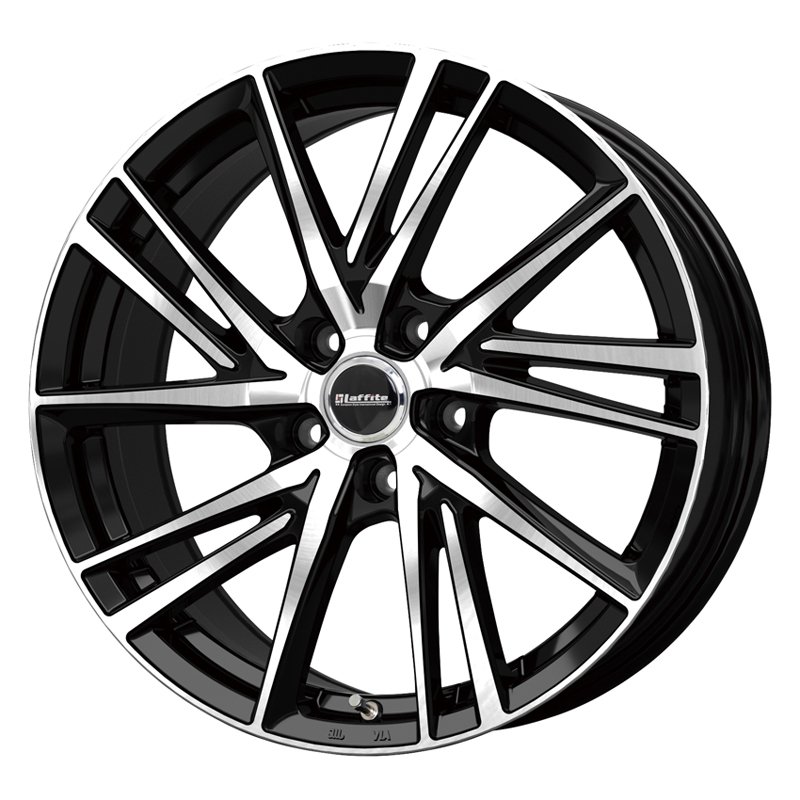 ラフィット LW-06-2 1560+53 5H114.3 ﾌﾞﾗｯｸﾎﾟﾘｯｼｭ