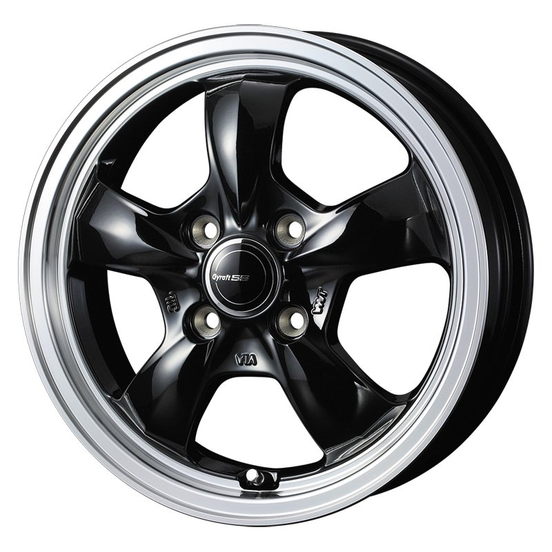 ウェッズ グラフト 5S 1555+42 4H100 ﾌﾞﾗｯｸ
