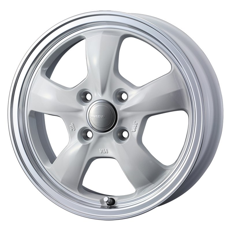 ウェッズ グラフト 5S 1555+42 4H100 ﾎﾜｲﾄ