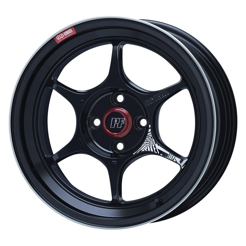 エンケイ PF06 1580+35 4H100 ﾏｼﾆﾝｸﾞﾌﾞﾗｯｸ