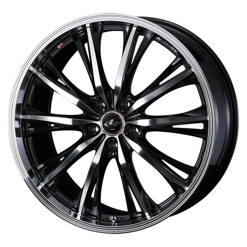 レオニス RT 1975+43 5H120 ﾊﾟｰﾙﾌﾞﾗｯｸﾐﾗｰｶｯﾄ