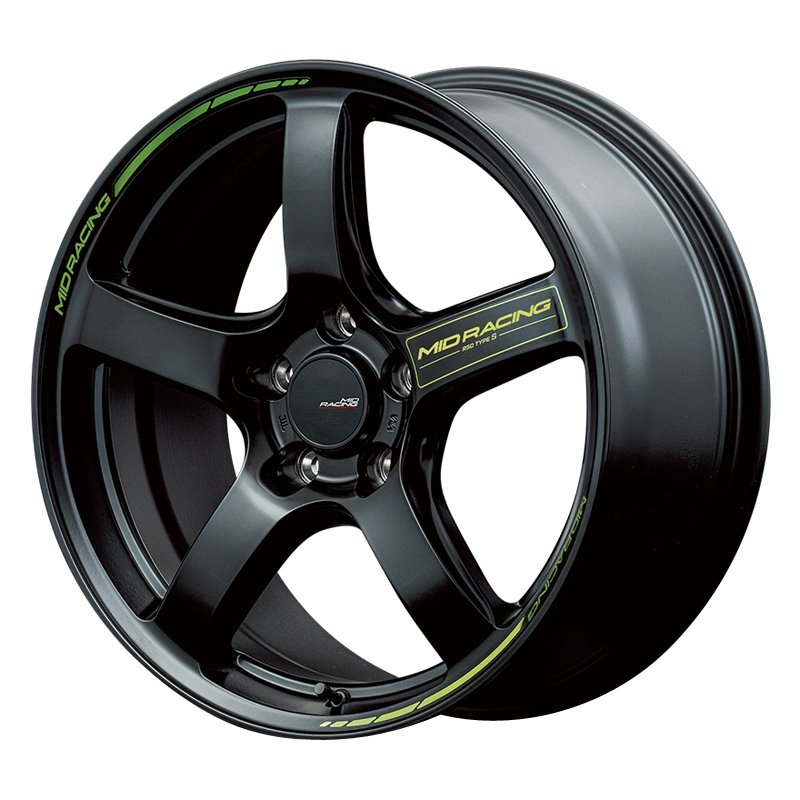 マルカ MIDレーシング R50タイプS 1770+48 5H114 ｾﾐｸﾞﾛｽﾌﾞﾗｯｸ