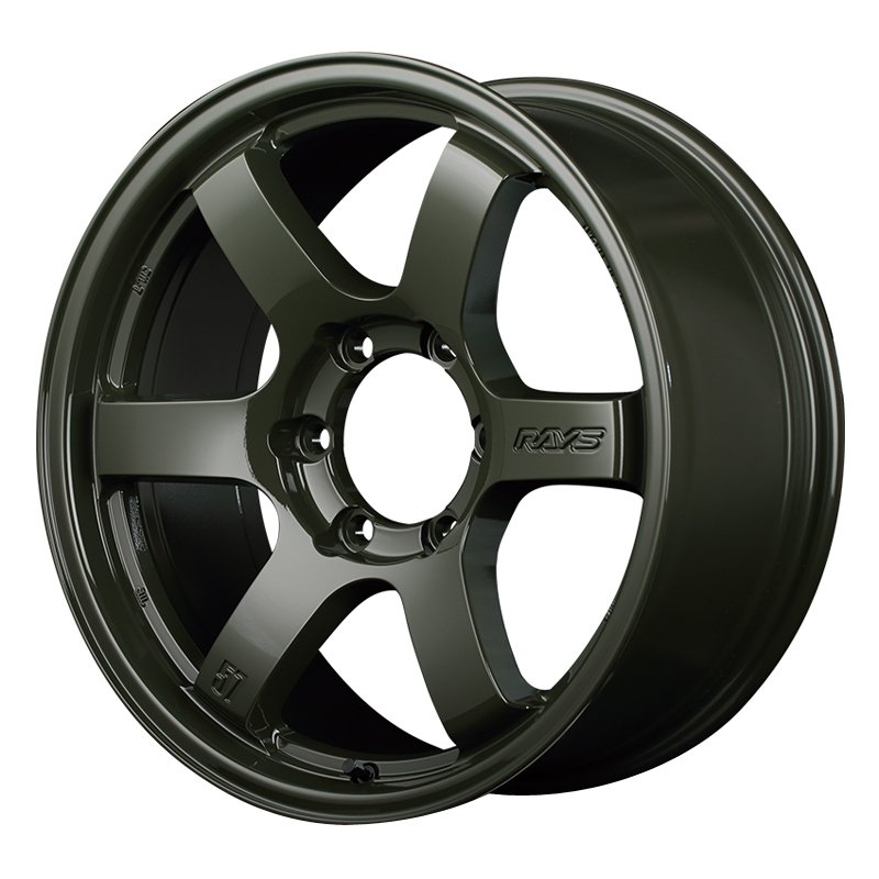 レイズ グラムライツ 57DR-X 1785+0 6H139.7 ｼﾞｬﾝｸﾞﾙｸﾞﾘｰﾝ