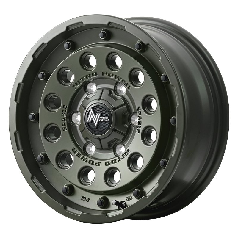 ナイトロパワー H12 SHOTGUN TE 1665+38 6H139 ｾﾐｸﾞﾛｽODｸﾞﾘｰﾝ
