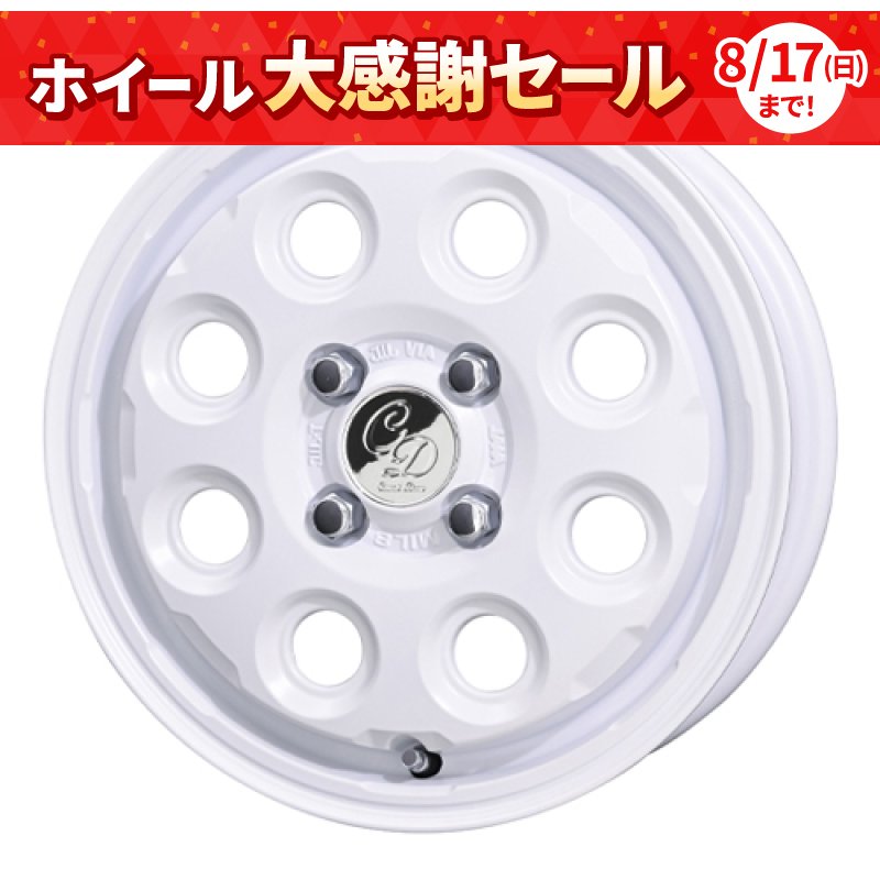 デコル ネイチャー 1545+45 4H100 マットホワイト