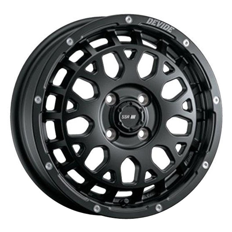 タナベ SSR ディバイド G:M 1445+43 4H100 ﾌﾗｯﾄﾌﾞﾗｯｸ