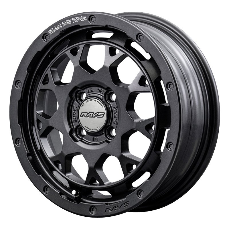 デイトナ M9+ Spec-M 1550+47 4H100 ｾﾐｸﾞﾛｽｽｰﾊﾟｰﾀﾞｰｸｶﾞﾝﾒﾀ