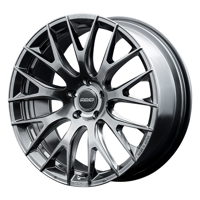 ホムラ2X9R 2085+38 5H114 DMC/ｻｲﾄﾞｸﾞﾚｲｽｼﾙﾊﾞｰ