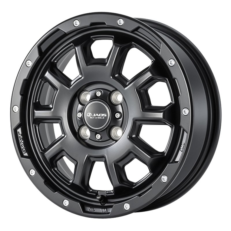 JAOS ADAMAS BL5 1550+46 4H100 ﾏｯﾄﾌﾞﾗｯｸ