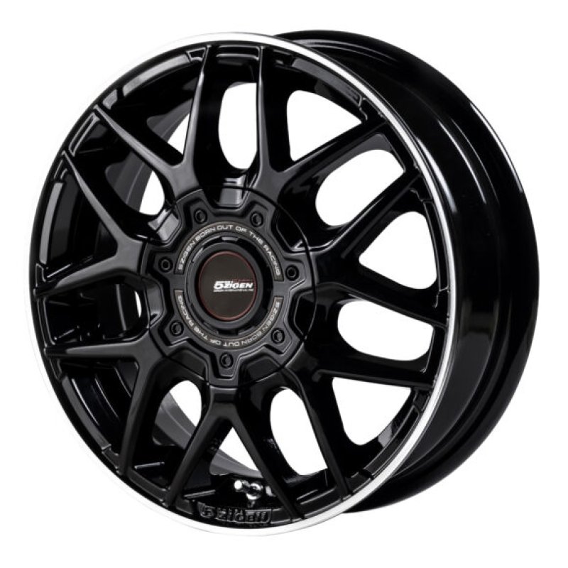 5ZIGEN TF500 XC-M 1445+43 4H100 ﾌﾞﾗｯｸﾘﾑﾎﾟﾘｯｼｭ