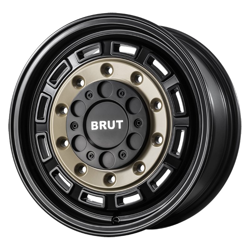トライスター BRUT BR-70 1665+38 6H139 ﾍﾞｰｼﾞｭﾌﾞﾗｯｸ