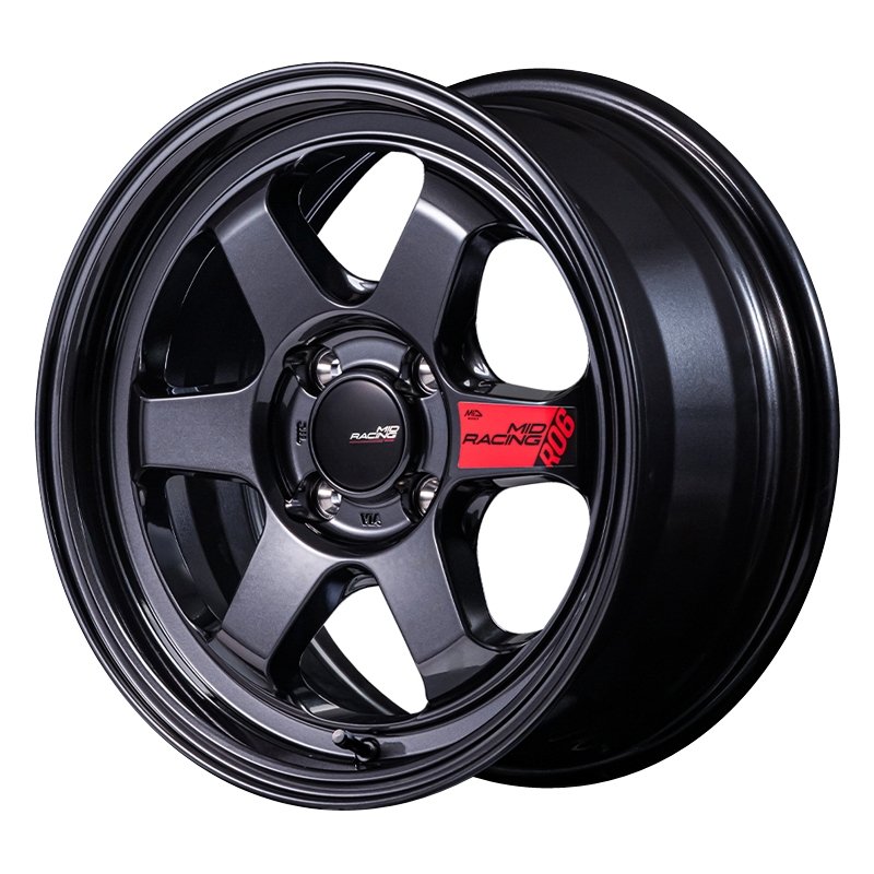 マルカ MIIDレーシング R06 1570+35 4H100 クリスタルブラック