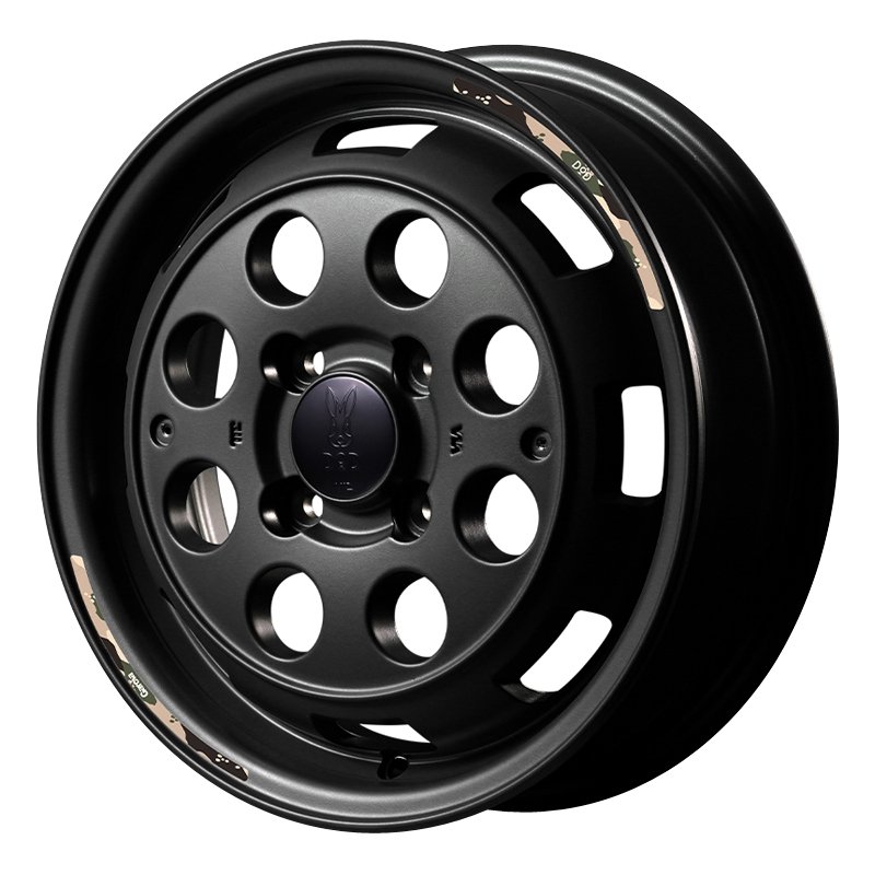 マルカ MIDホイールズウシャリントバリ 1445+45 4H100 SGブラック/RVP