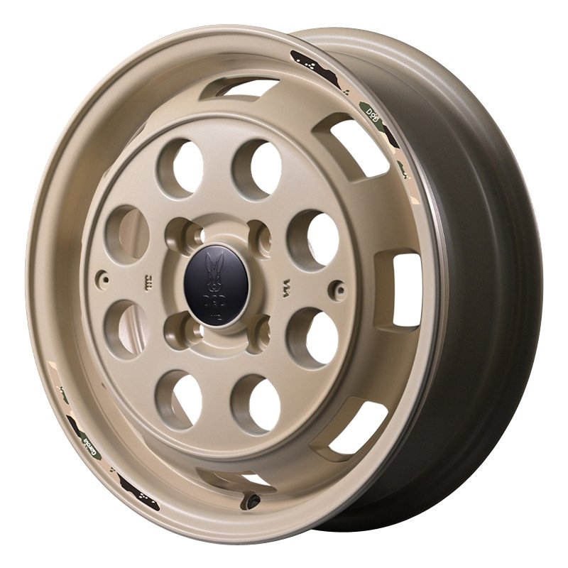 マルカ MIDホイールズウシャリントバリ 1445+45 4H100SGサンドベージュ