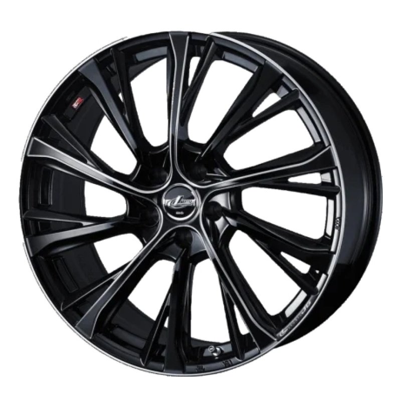 ウェッズ レオニス JG 2085+43 5H120ST ブラック/SCマシニング AV