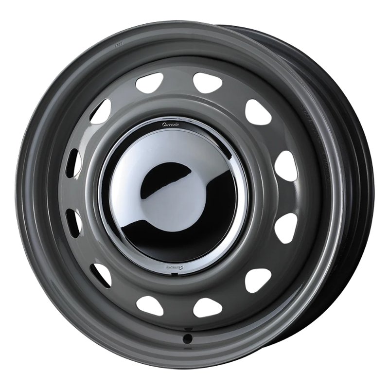 ウェッズ ネオキャロ 1445+45 4H100 グレー CRMCAP